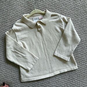 Zara Cream Kids Polo Shirt
